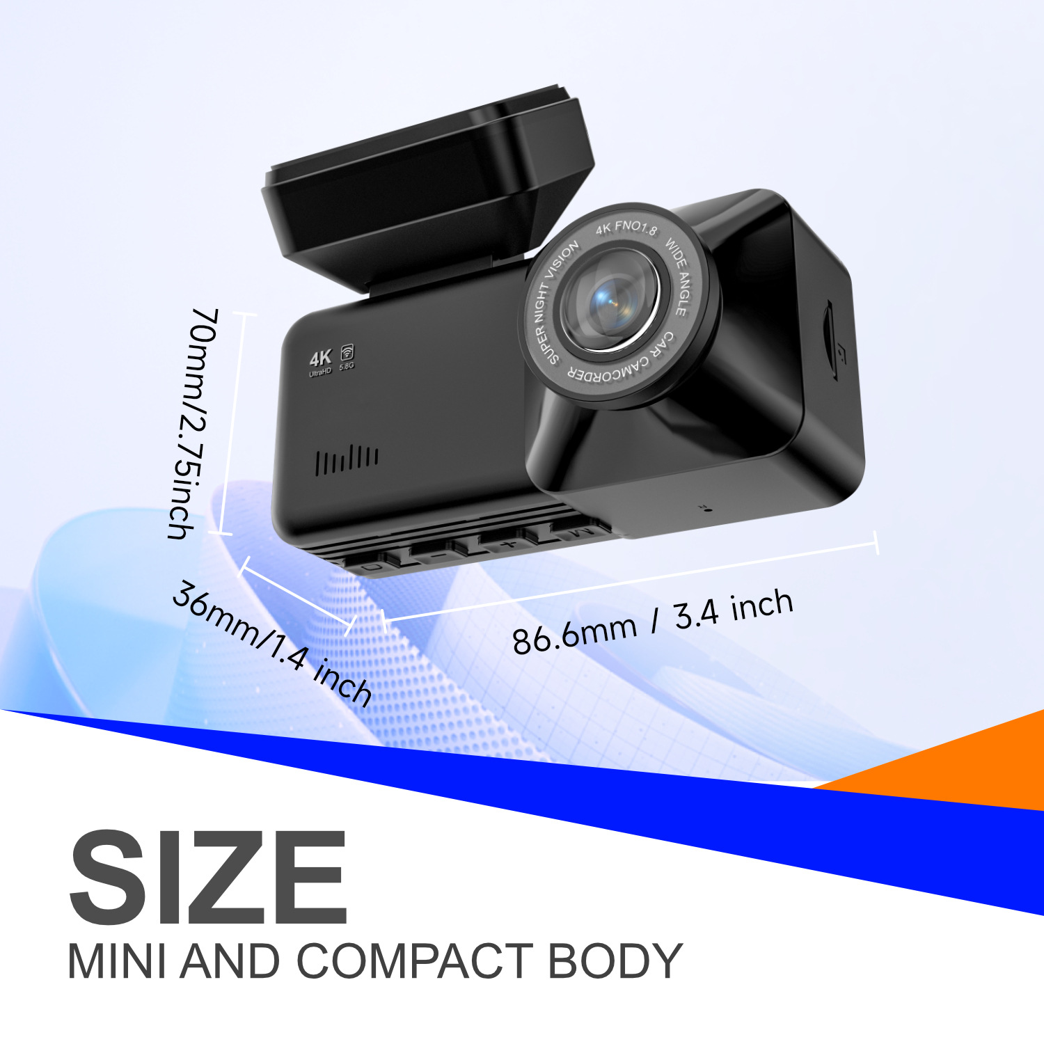 AUTROX A500 4K Dual Dash Cam for Wholesale