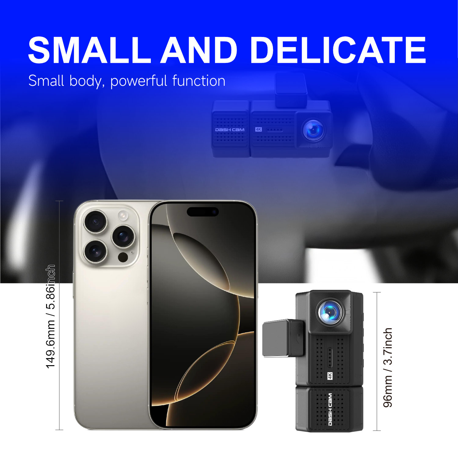AUTROX A700 Triple-Channel Night Vision Car Dashcam