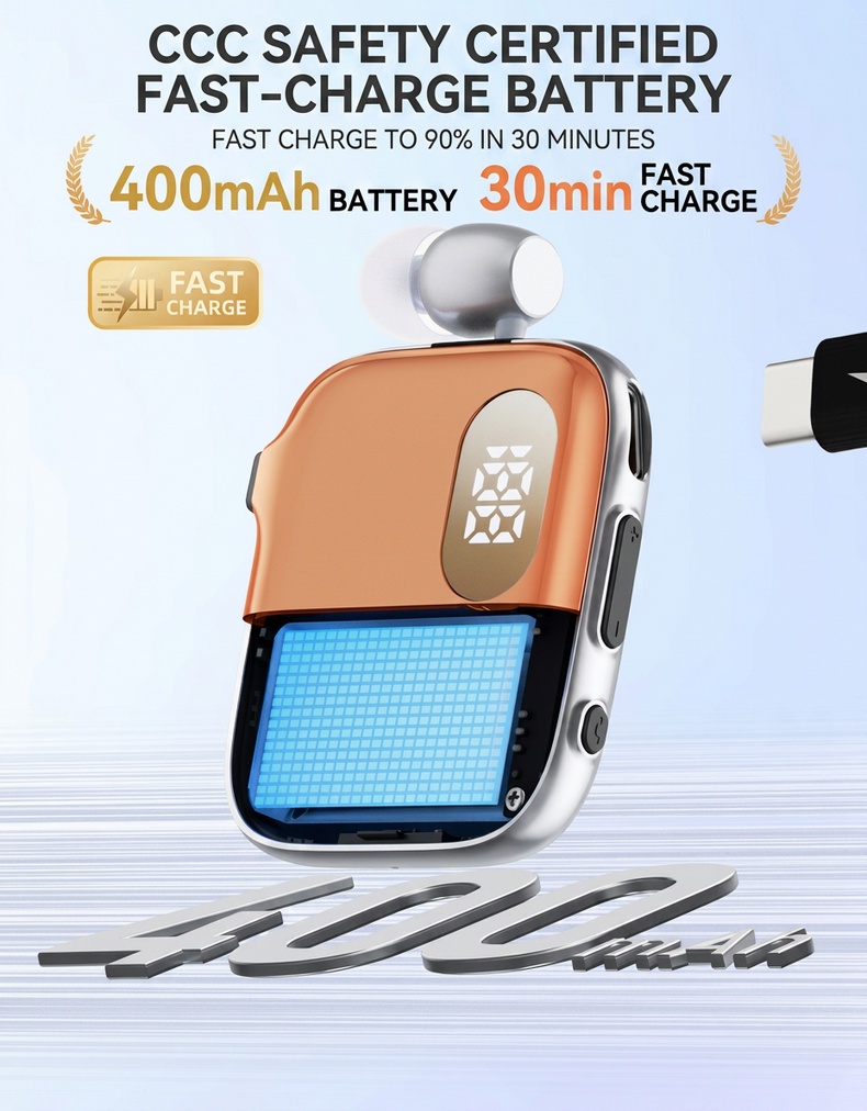 V60 Clip-On Retractable Bluetooth Headset