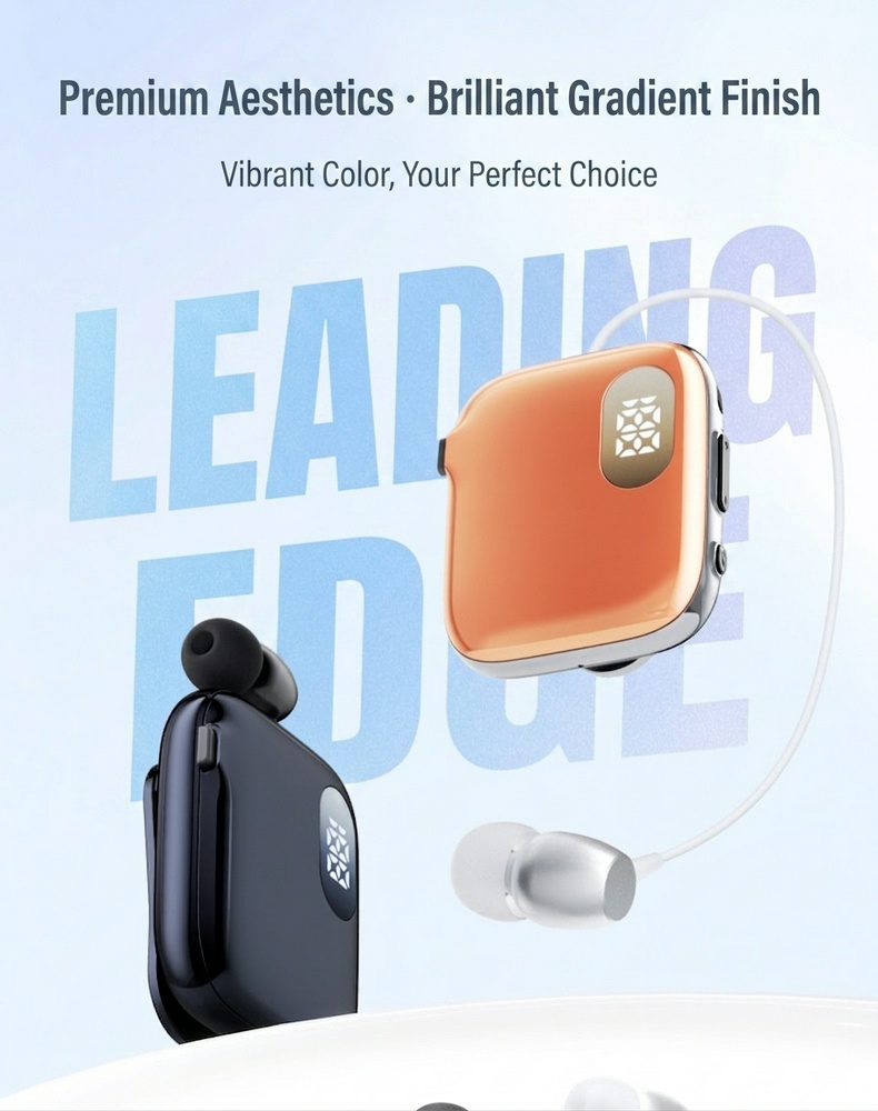 V60 Clip-On Retractable Bluetooth Headset