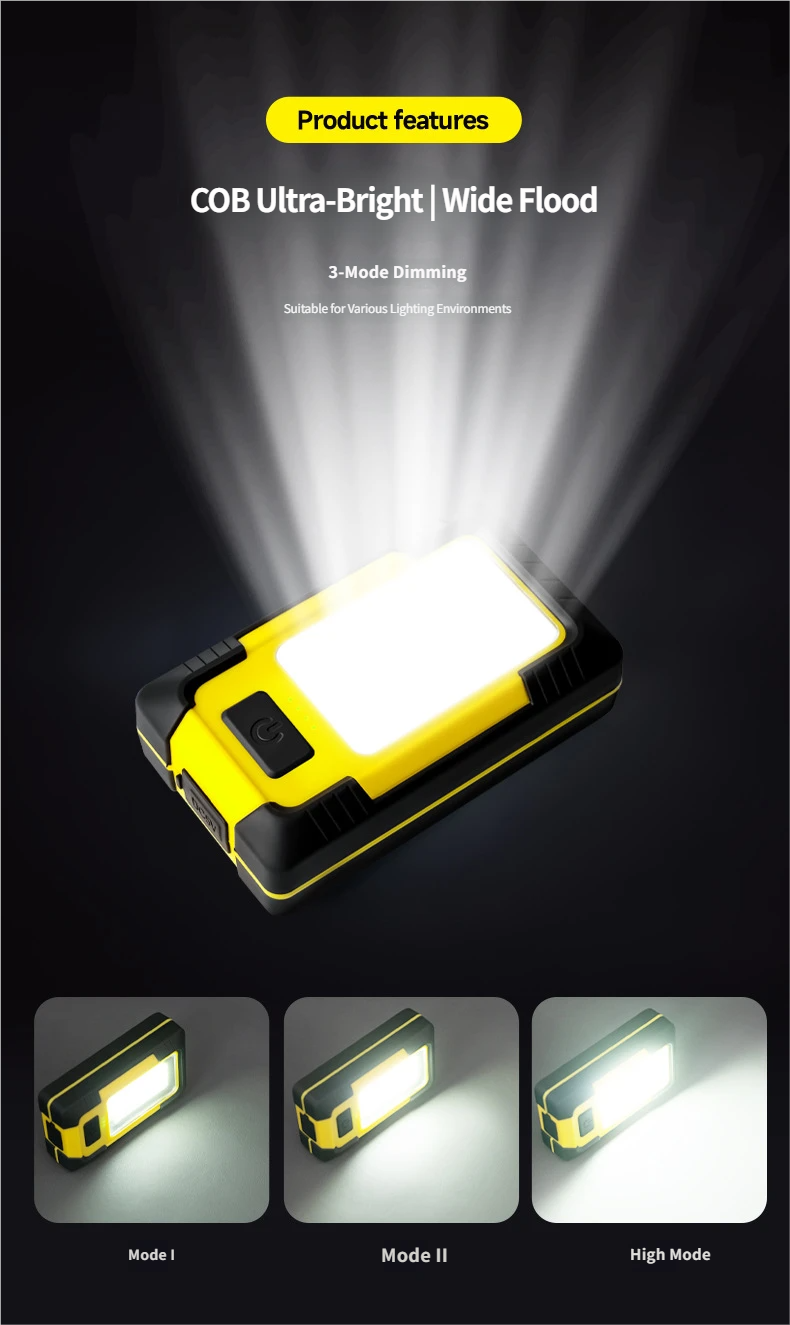 Multifunctional COB Magnetic Work Light