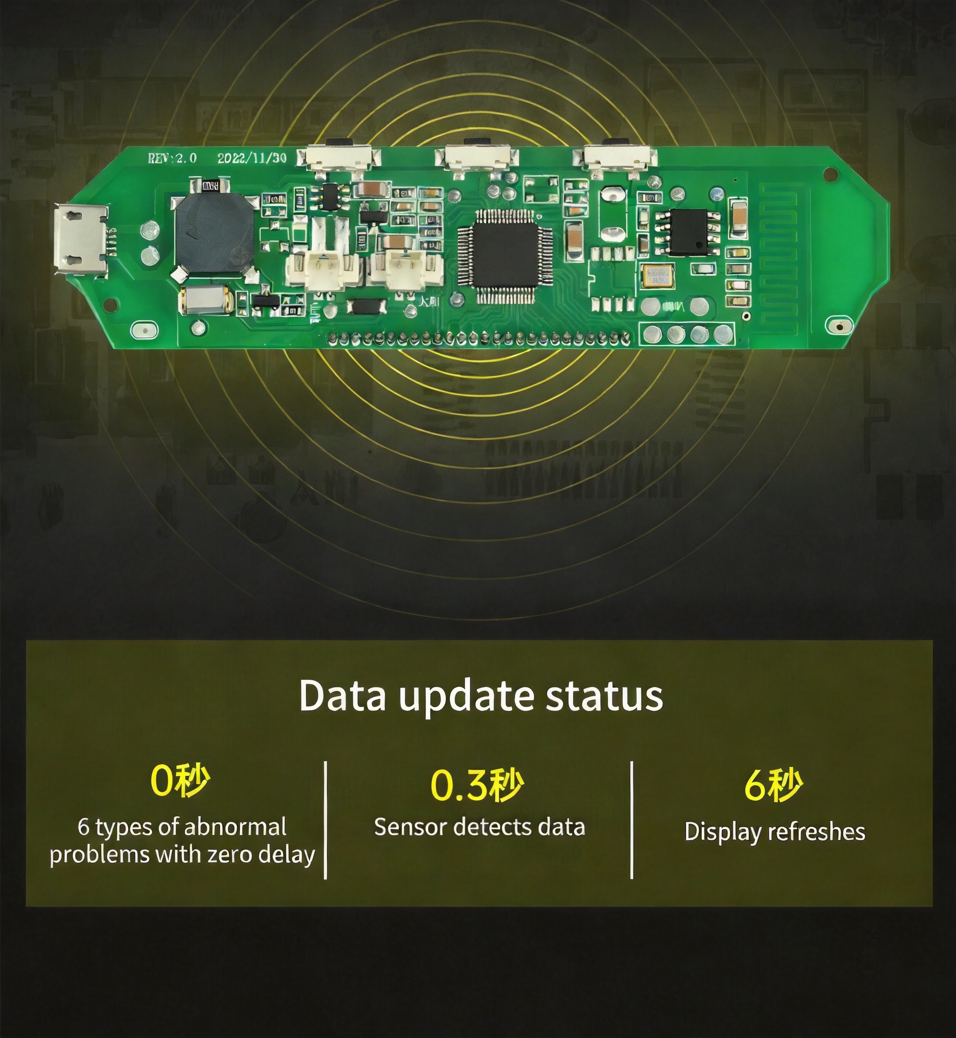 AX-TP880 Solar Wireless TPMS Tire Pressure Monitor